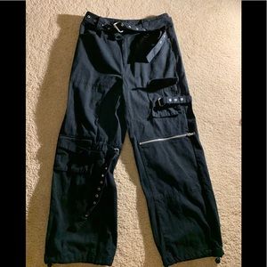 forever 21 black cargo pants